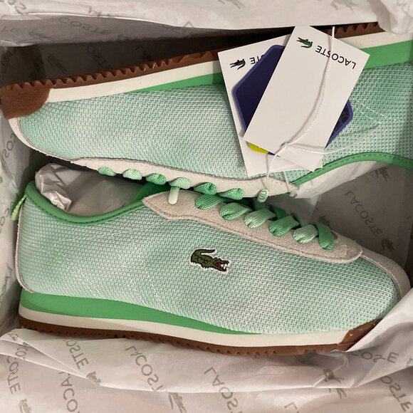 NIB Lacoste For FP Movement Free People Club Low Sneakers US Size 6 EU 37 $125 - Picture 5 of 8